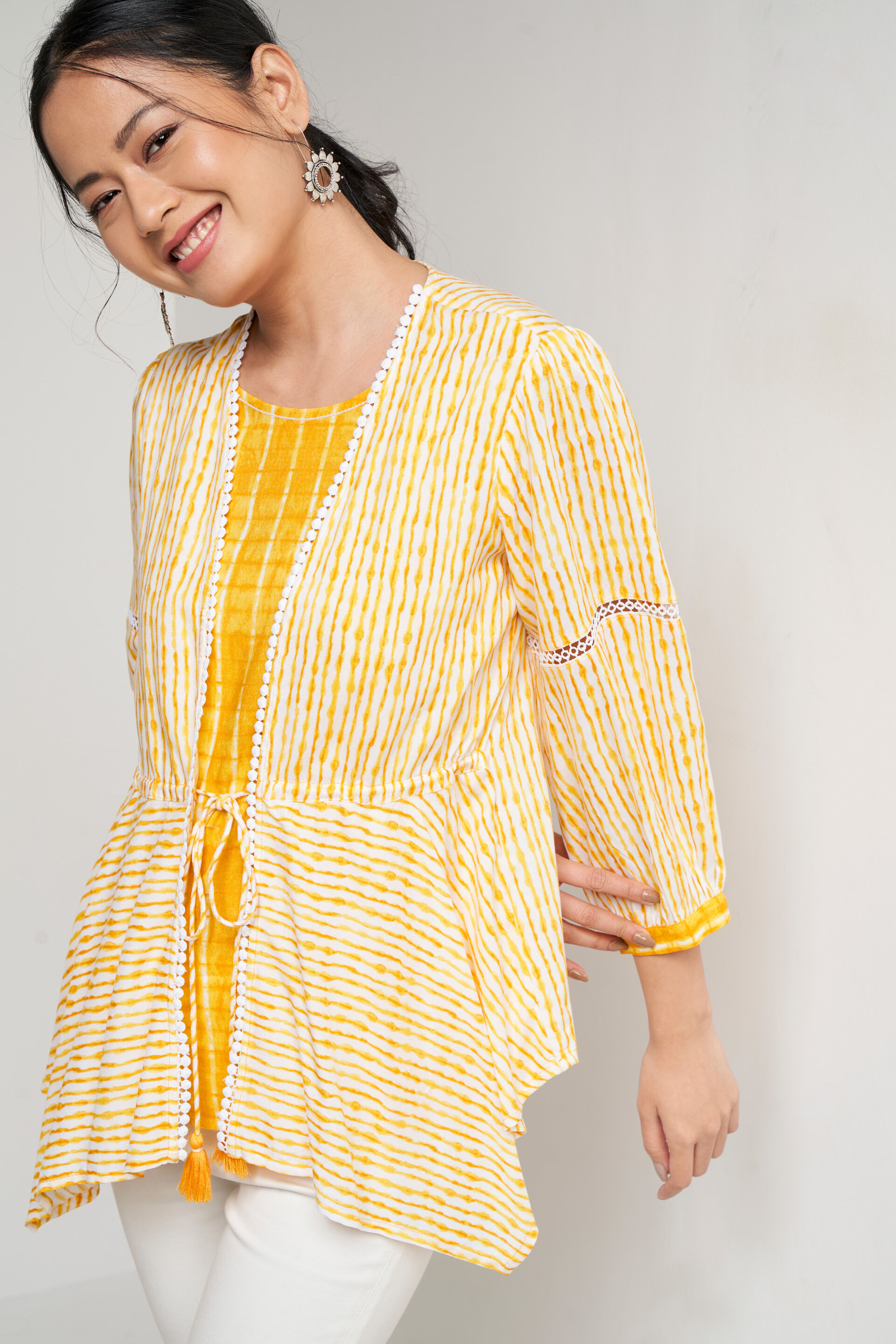 Mustard colour top online shop